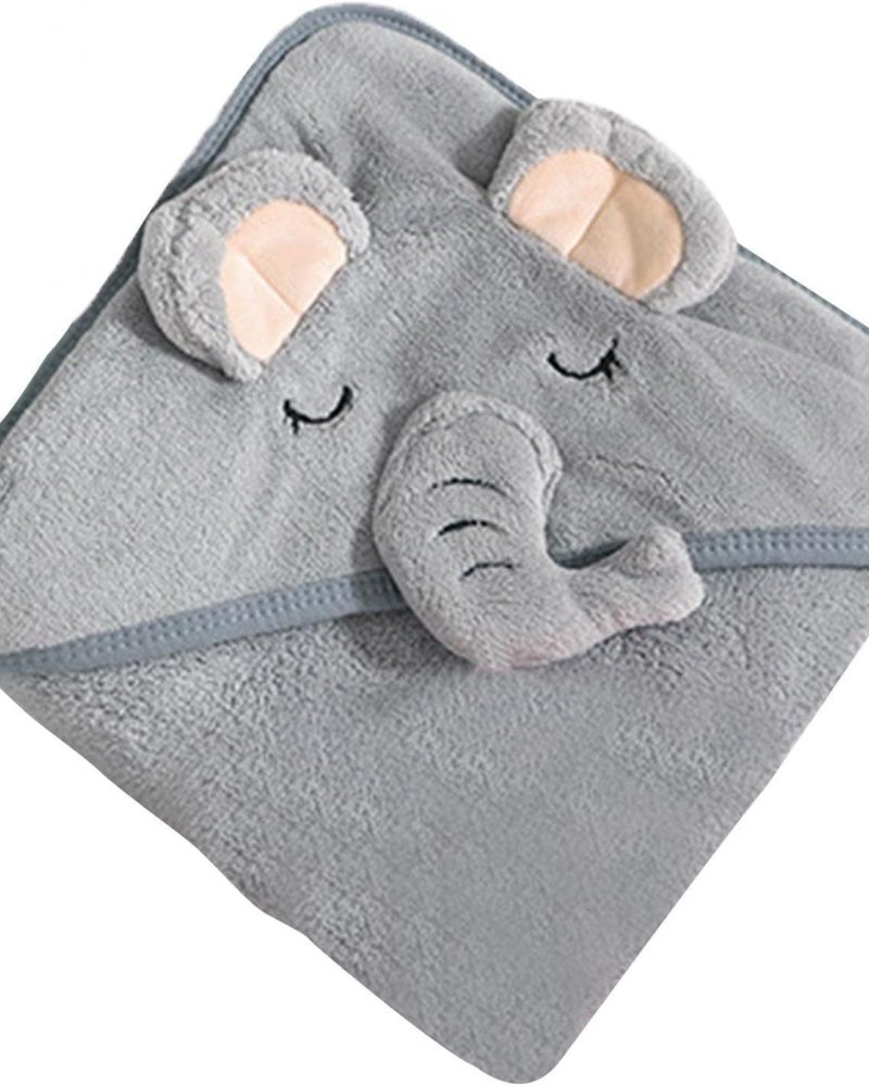 Toalla de baño elefante gris - Imagen 2